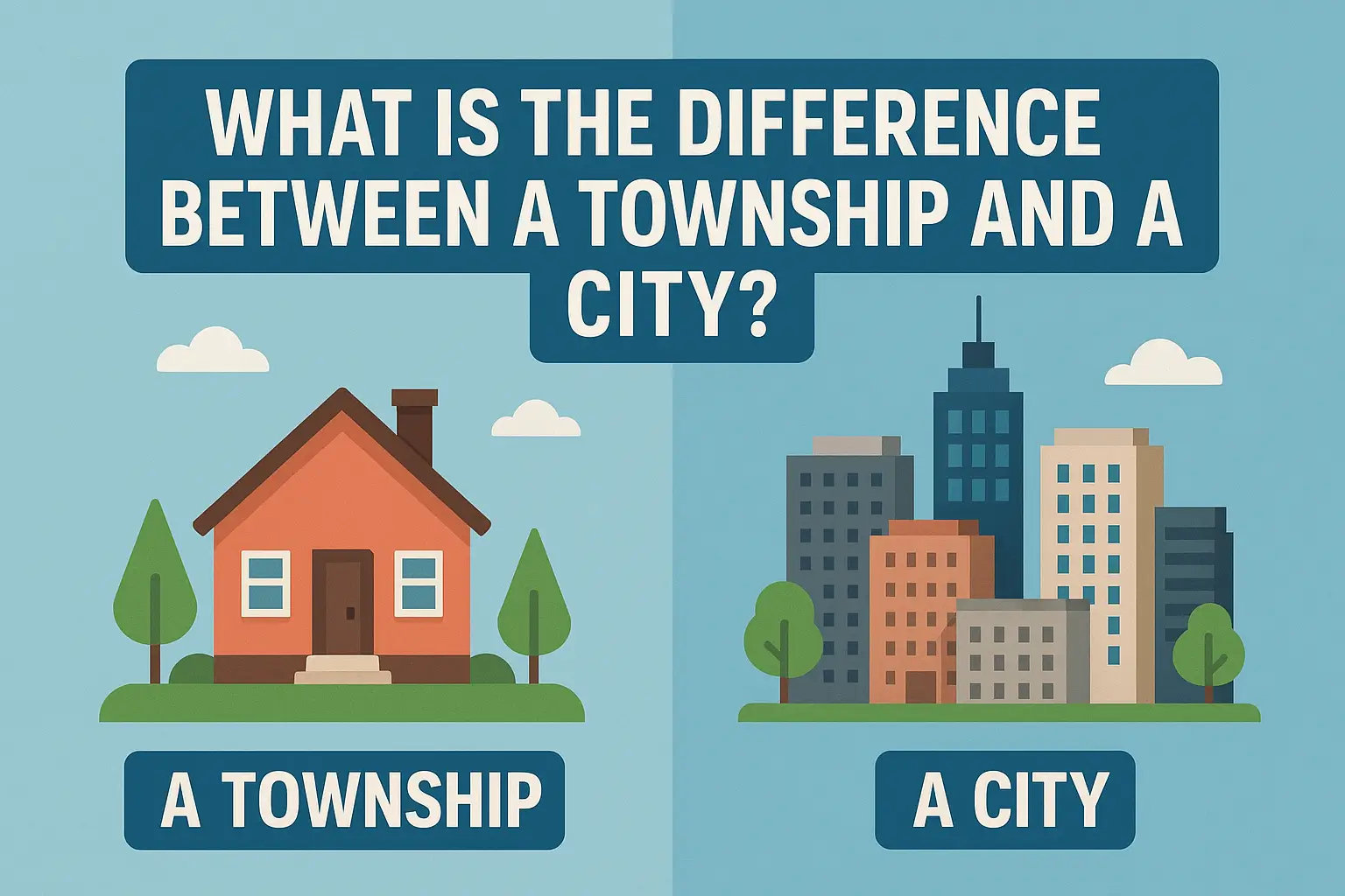What is the Difference between a Township And a City