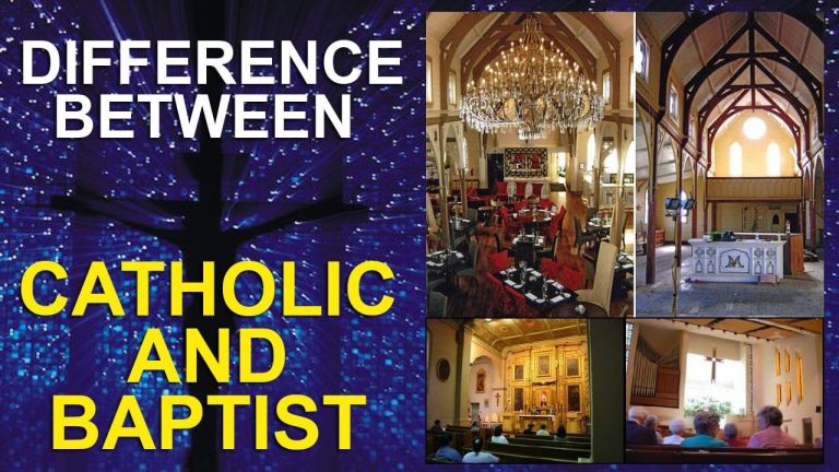 What is the Difference between Baptist And Catholic