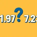 What is the Difference between 11.97 And 7.23