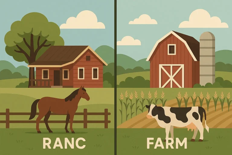 What's the Difference between a Ranch And a Farm